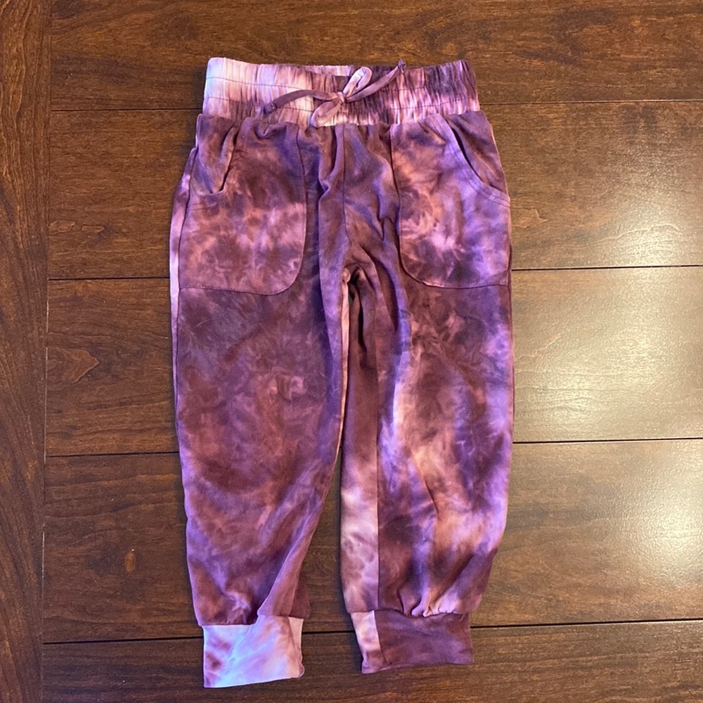 Excellent used condition Toddler Girls Joggers size XXS super soft and cute